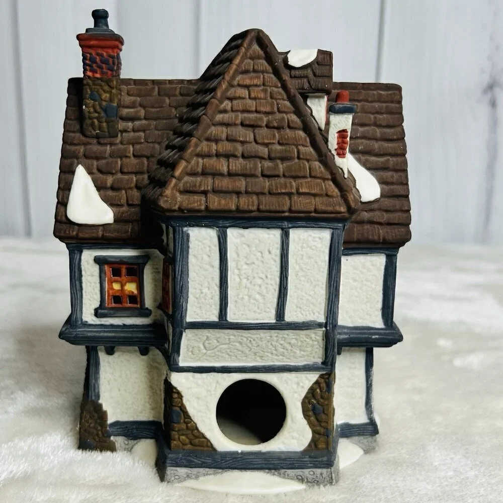 Dept 56 Tutbury Printer Heritage 1990 Dickens Village Series Retired Light NEW